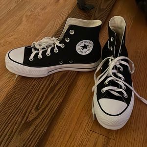 High top platform converse
